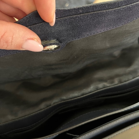 Rebecca Minkoff Black Suede and Leather Crossbody Bag - Picture 3 of 16